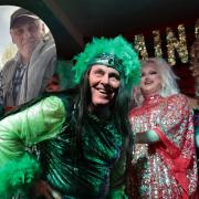 A Barry window cleaner dressed up in drag for charity