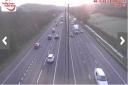Traffic chaos on M4 heading into Newport during rush hour