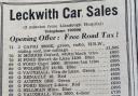 Buying a car - check out these prices in 1971