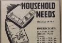 Get your household needs sorted, an advert from 1965