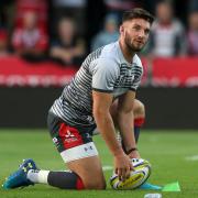 23.08.18 - Gloucester Rugby v Dragons - Pre Season Friendly - Owen Williams of Gloucester during the warm up..