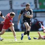 INFLUENTIAL: Wales speedster Jonah Holmes has been in fine form for the Dragons