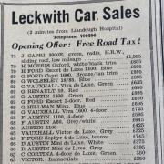 Buying a car - check out these prices in 1971