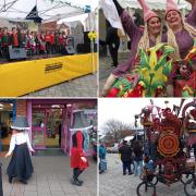 St David's Day celebrations in Barry