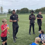 Football academy and council work together to tackle food poverty