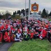 Bikers dressed as Santa, Elves and Snowmen are getting festive for an up and coming annual charity ride