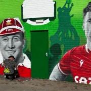 An amazing mural has been painted at Barry RFC