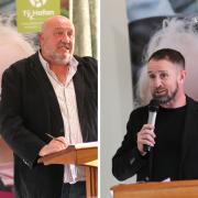 Steve Speirs (left) and Shane Williams (right) at the event