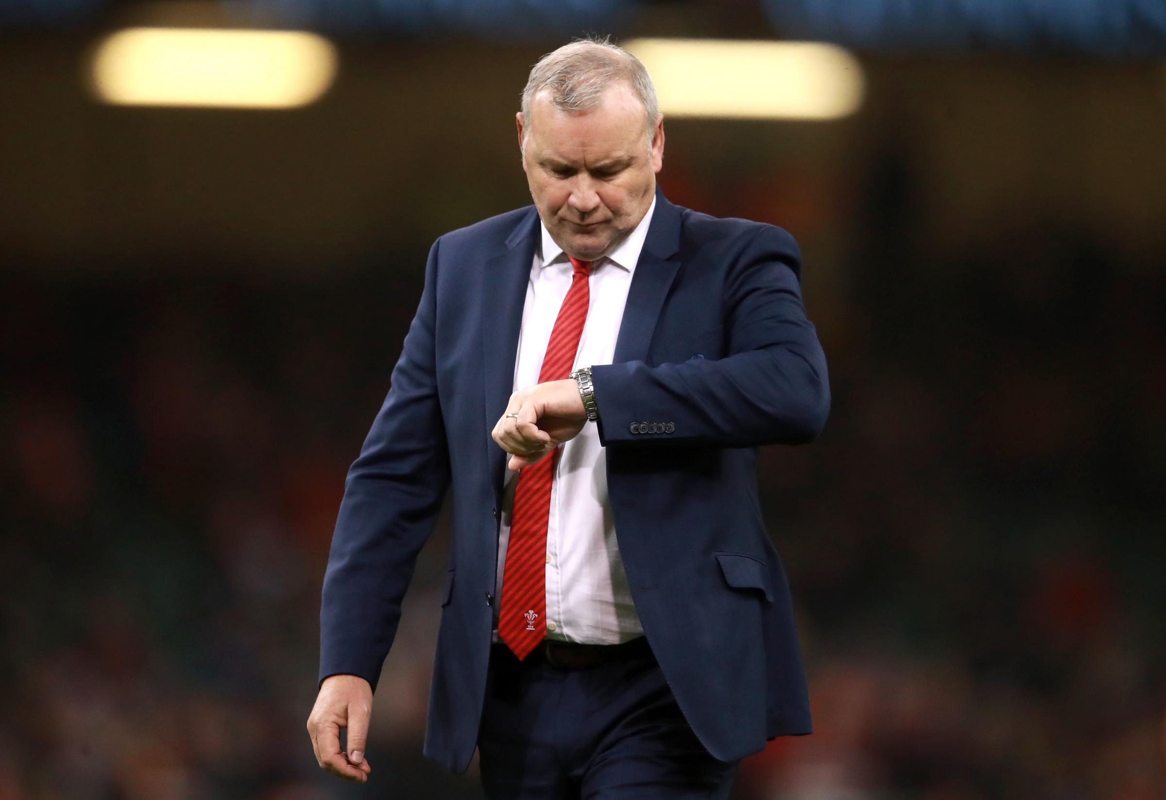 PRESSURE: Wayne Pivac is preparing for a second Six Nations