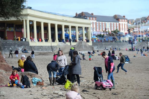 Barry Island on Saturday (Picture: Wales News Service) 