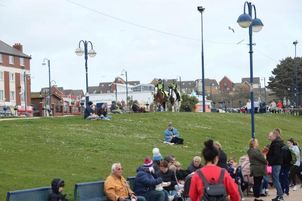 Barry Island on Saturday (Picture: Wales News Service)
