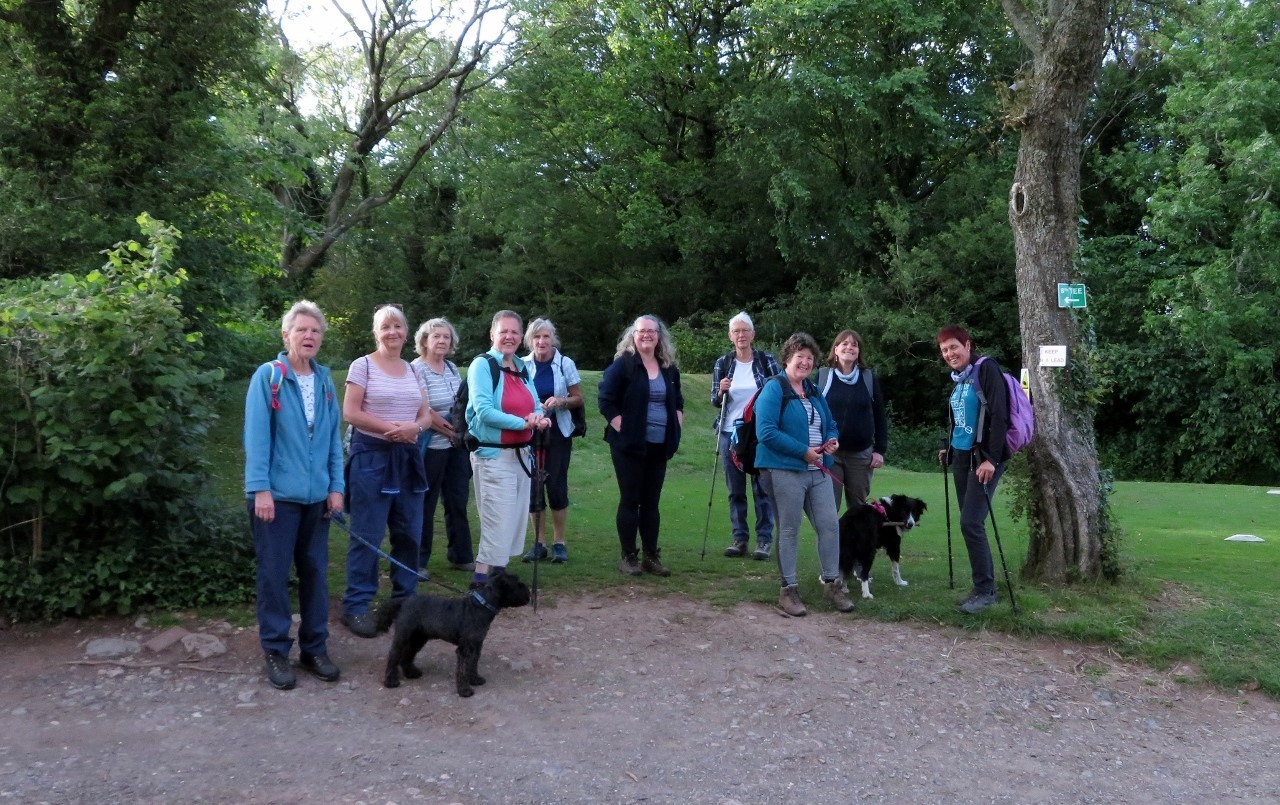 Barry Ramblers venture to Dinas Powys for summer stroll