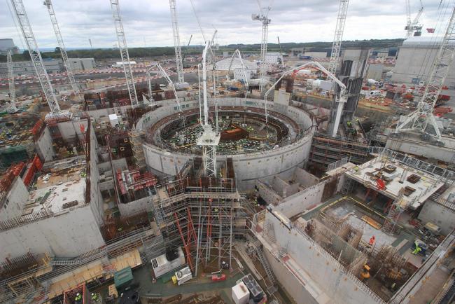 The nuclear reactor (photo undated) on unit 1 at Hinkley Point C nuclear power station (Picture: PA Picture Desk/EDF)