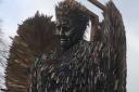The Knife Angel statue is visiting Newtown and Camera Club member Tracy Hall was among the first to picture it.