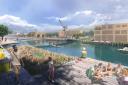 How the floating village on Bute East Dock could look (Image: Float8)