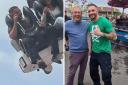 Tom Hardy at Barry Island (Pictures: Barry Island Pleasure Park/Facebook)