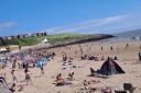 Busy Barry Island beach as people enjoy the last of warm weather