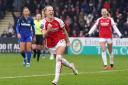 Beth Mead scored twice for Arsenal with her first goals since returning from injury (Nick Potts/PA)