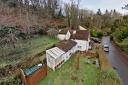 Chocolate box: Kilima Cottage, in Upper Redbrook, in the heart of the Wye Valley, near Monmouth, is being sold online at Paul Fosh Auctions