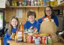 Pupils from Cadoxton Primary School in Cadog's Corner. Picture: Tesco