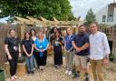 The team who worked on the Community Garden