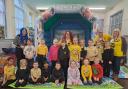 The school raised over £2,000 in a bounce-athon