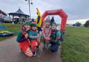Elves were out running in Barry at the weekend