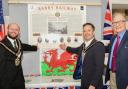 Unveiling of historic plaque at Barry War Museum
