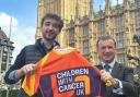 Alun and Henri Cairns will run the London Marathon for Children with Cancer