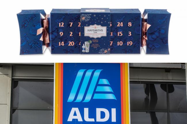 Gin advent calendar in Aldi for under £70 - how to get yours (Aldi/Canva)