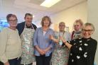 Some of the Wellbeing Centre volunteers in Barry