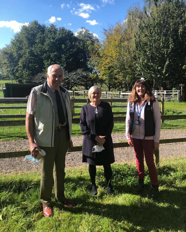 Barry And District News: The three directors of The Farm at the 30th anniversary celebrations.  From left to right: Rev John Stacy-Marks (1991-2007), Deacon Lorraine Brown (2007 - 2015) and Karen Turnbull (2015 - present)