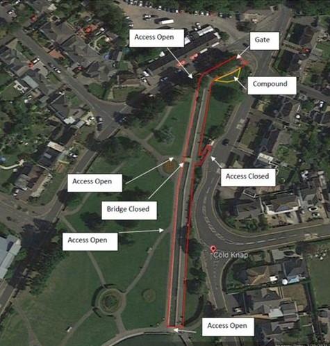 Barry And District News: The area which will be affected while work is carried out