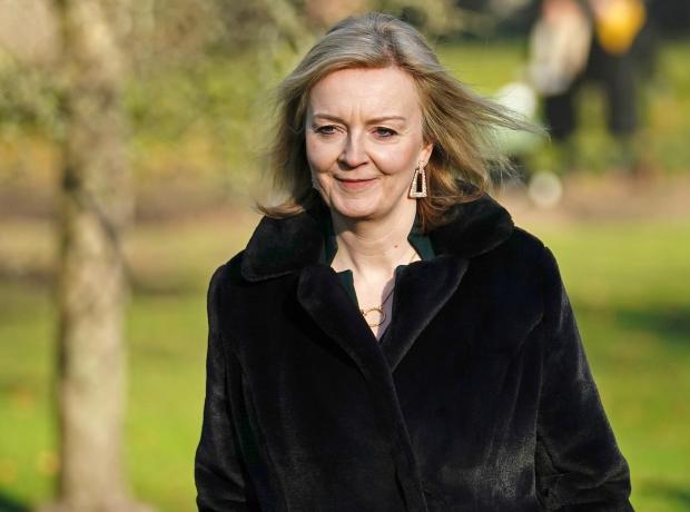 Barry And District News: Liz Truss sent out a statement to Mr Putin (PA)
