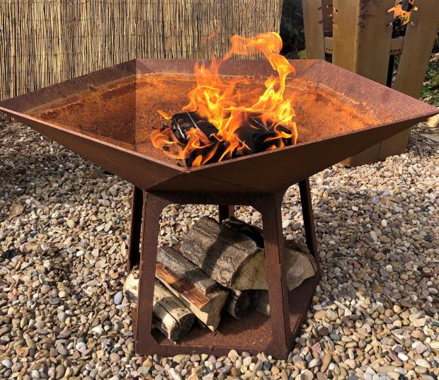 Barry And District News: Personalised Steel Star Firepit. Credit: Not On The High Street
