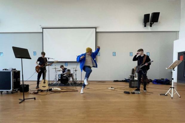 The 8:48 have spent months practicing ahead of their first concert