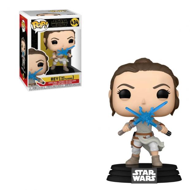 Barry And District News: Star Wars The Rise of Skywalker Rey W2 Lightsabers Funko Pop! Vinyl (PopInABox)