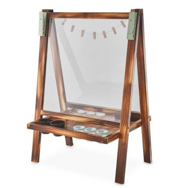Barry And District News: Outdoor Wooden Easel (Aldi)