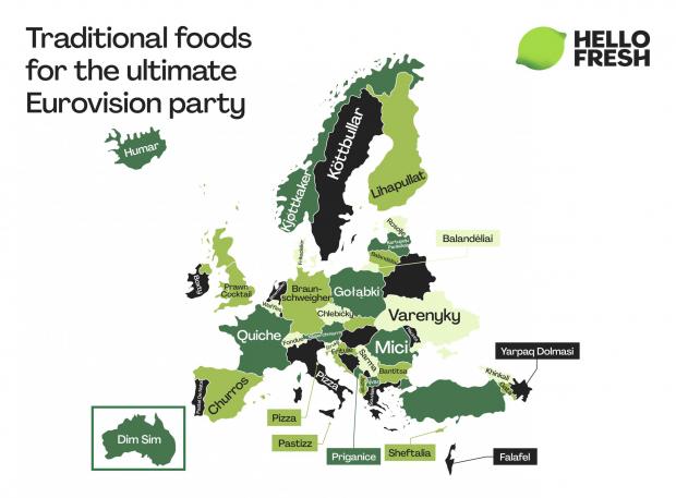 Barry And District News: Traditional European foods by country from HelloFresh. Credit: HelloFresh