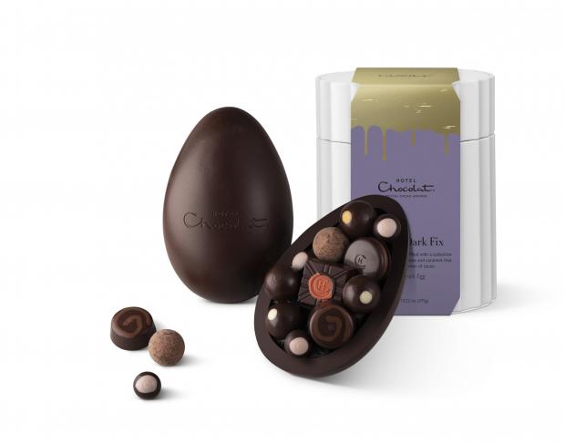 Barry And District News: Extra Thick Dark Chocolate Easter Egg. Credit: Hotel Chocolat