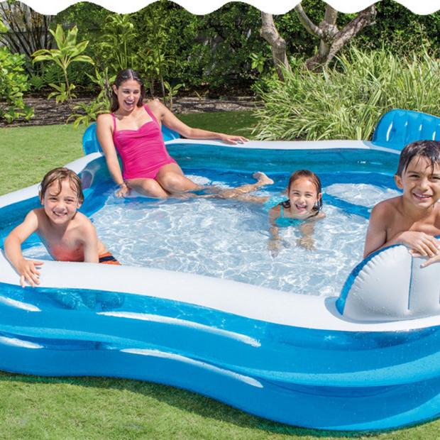 Barry And District News: The Four-Seater Family Paddling Pool is suitable for children and adults. Picture: The Range