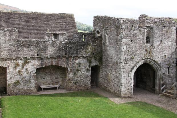 Tretower Court and Castle, near Crickhowell in Powys. Photo: Ben Salter CC BY 2.0