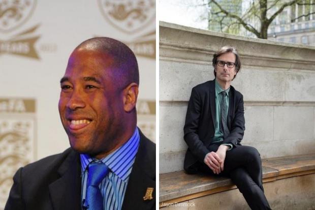John Barnes (left) and Robert Peston (right, picture: Jason Dimmock) are just two of the guests coming to Bradford Literature Festival.