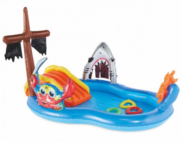 Barry And District News: Pirate Ship Water Play Centre (Aldi)