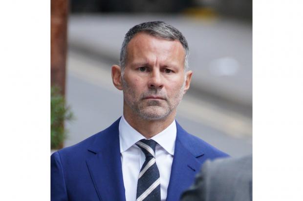 Ryan Giggs arrives at court on Thursday, August 18. Picture: PA