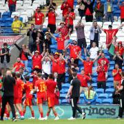 Wales fans react to the players after the international friendly match at Cardiff City Stadium, Wales. Picture date: Saturday June 5, 2021. PA Photo. See PA story SOCCER Wales. Photo credit should read: Nick Potts/PA Wire.
RESTRICTIONS: Use subject to