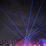 Barry festival of lights. Picture: Damian Jones