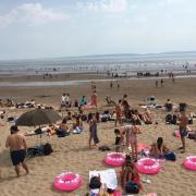 People soak up the sun in Barry on Monday, July 18 (Picture: Visit Barry Island)
