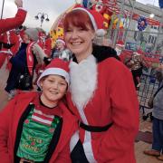 Families came out for Barry Town Council's Santa run 2022