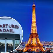 We reveal the times of the flights about to take-off from Cardiff to Paris